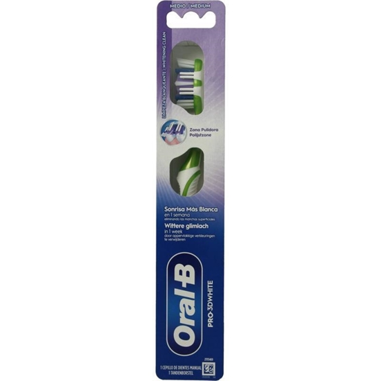 ORALB PRO 3D WHITE HAND TANDENBORSTEL 1ST